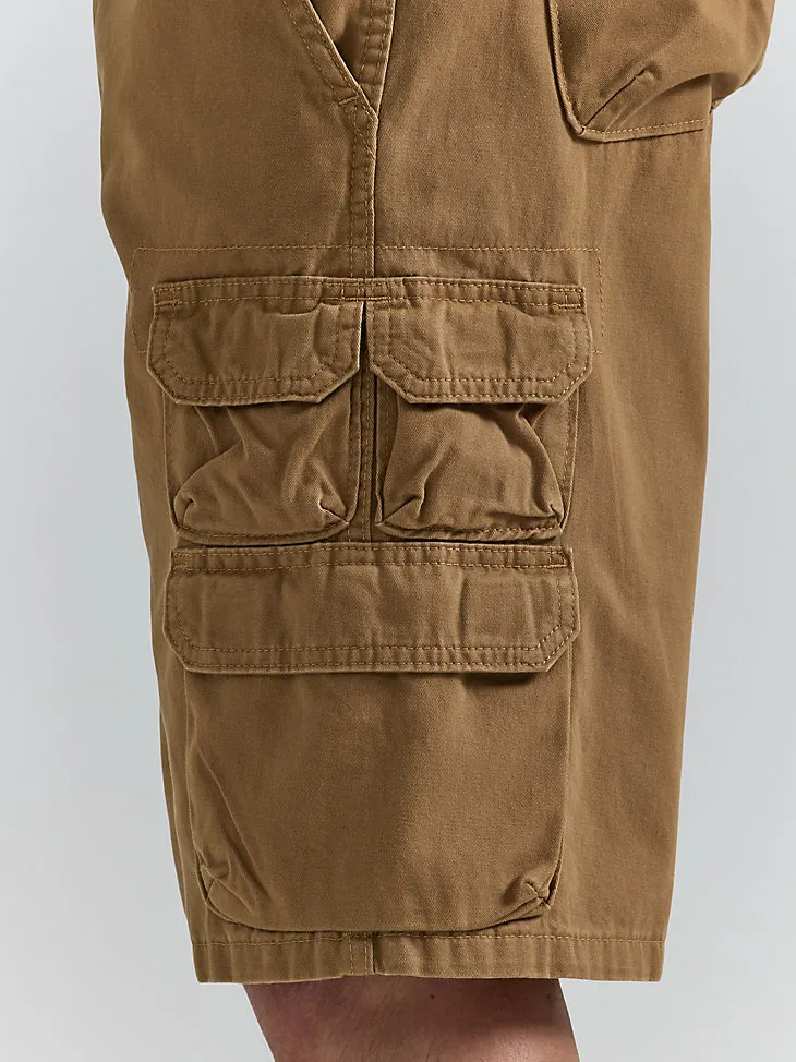 MEN'S WRANGLER AUTHENTICS® CARGO SHORT IN CAMEL