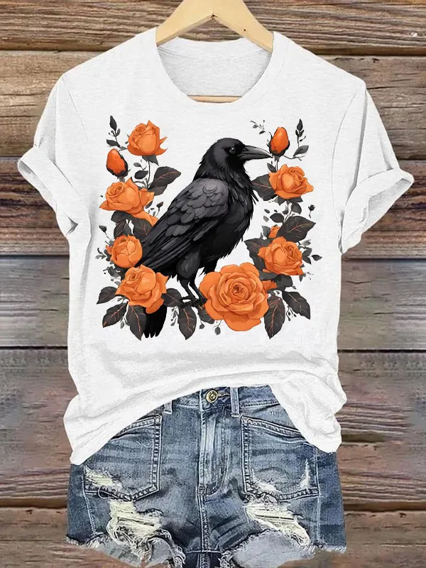 Crow Flower Tee