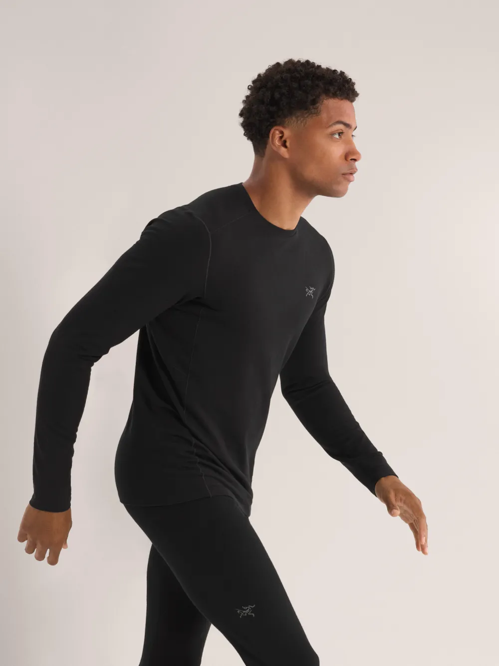 Rho Merino Wool Crew Neck LS Men's