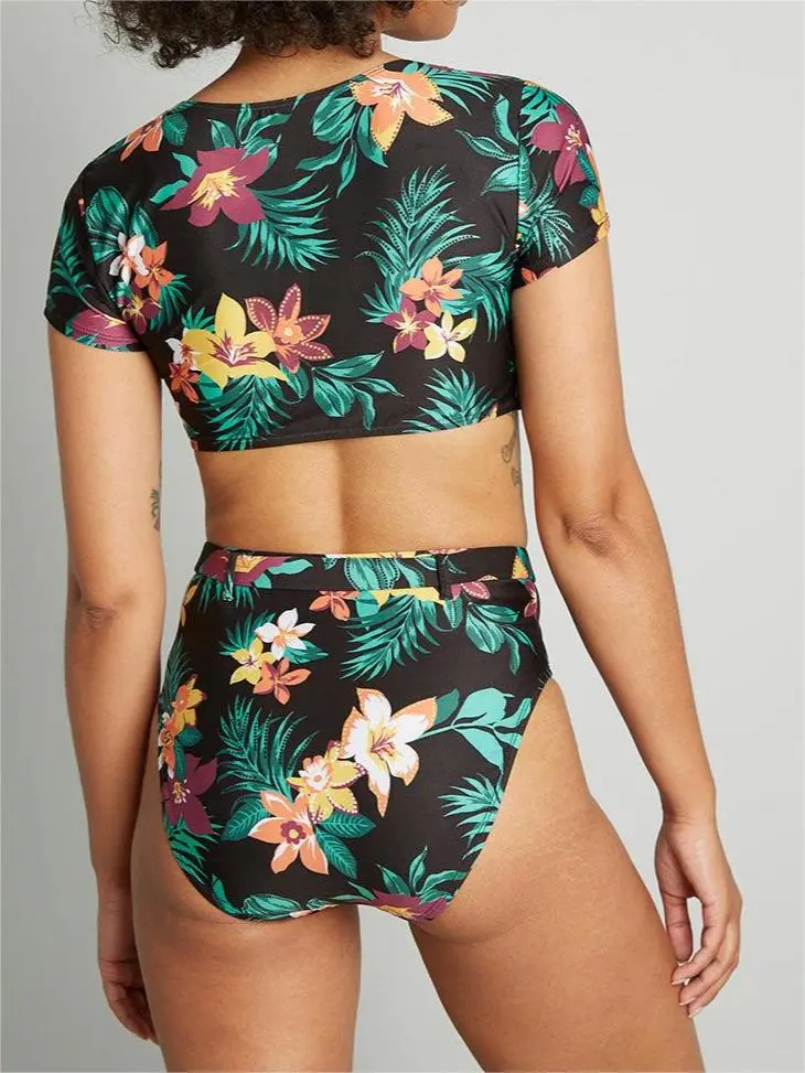 Boardwalk Bliss High-Waisted Bikini Bottom