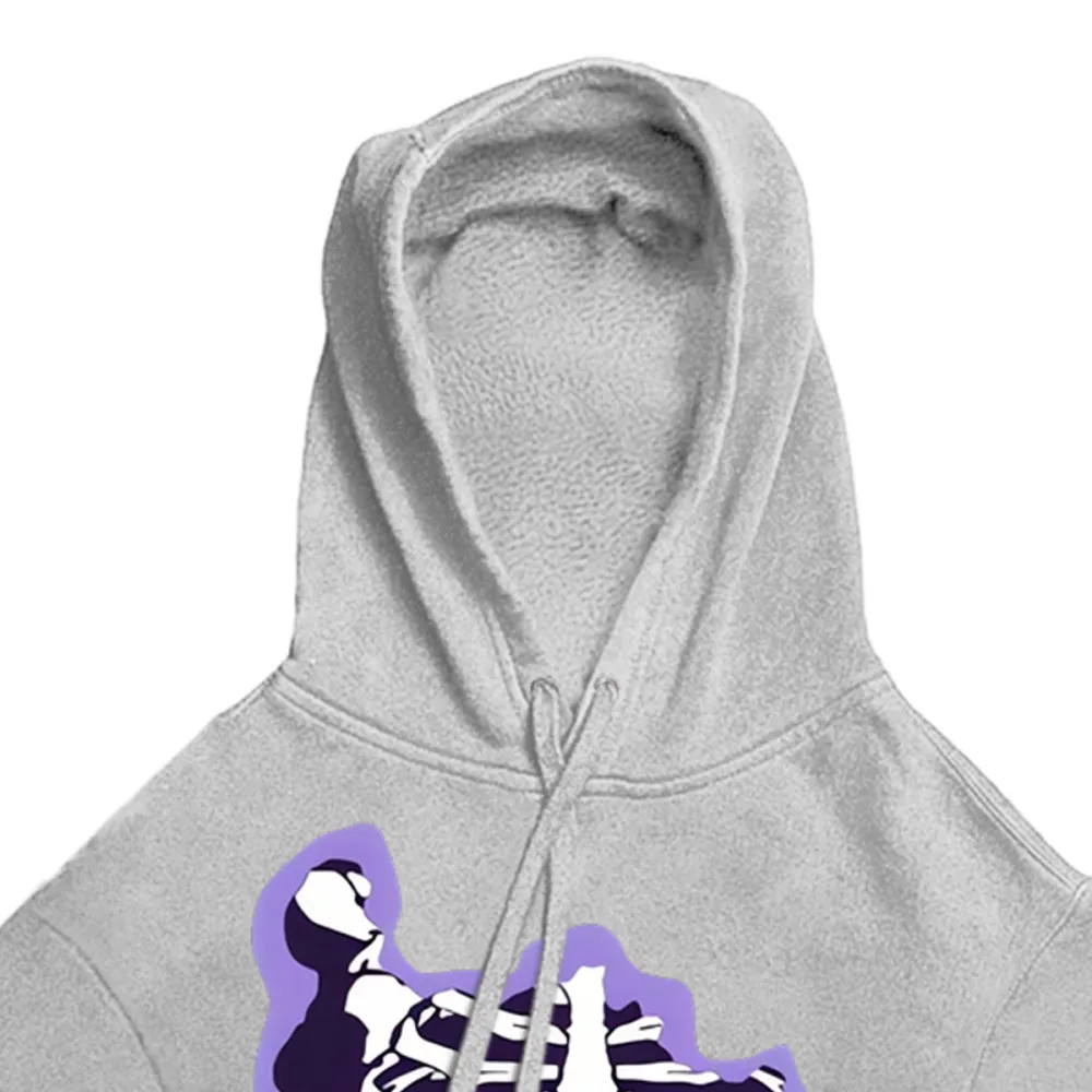 Basic hooded sweatshirt with hood cord