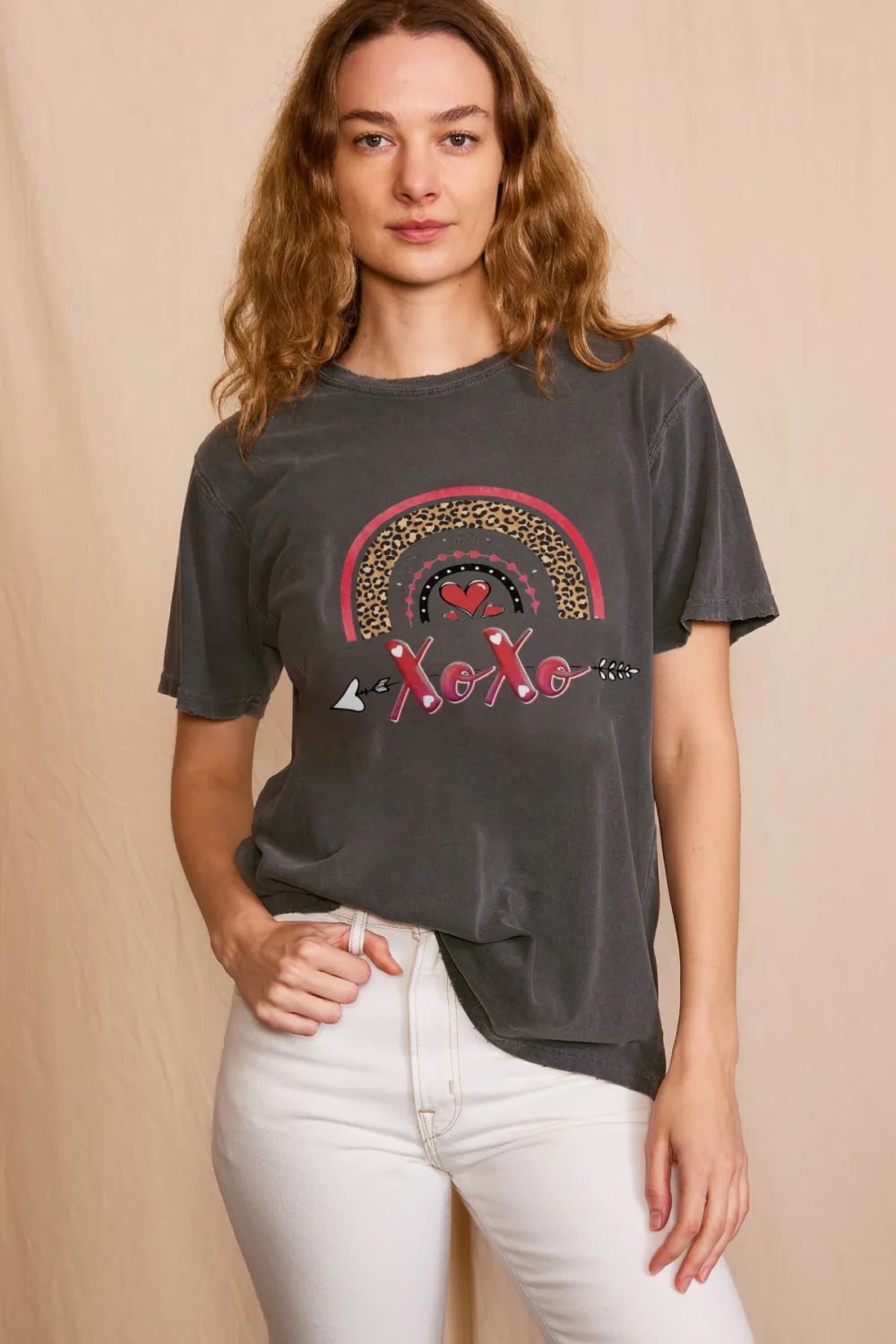 Women's letter printed T-shirt