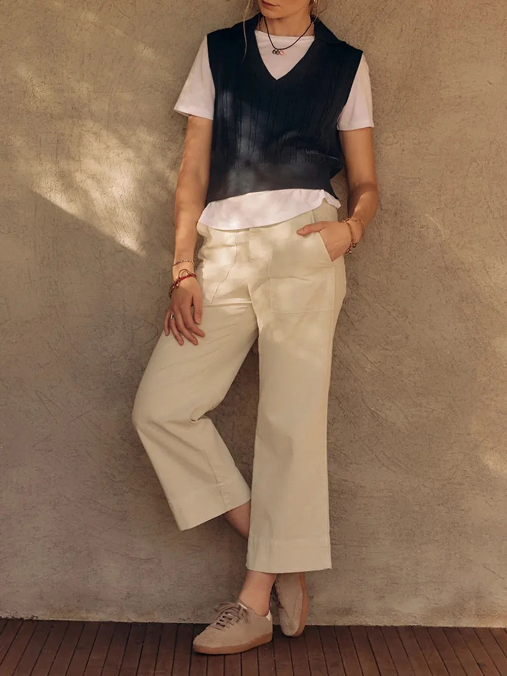 Mya Cotton Canvas Pant