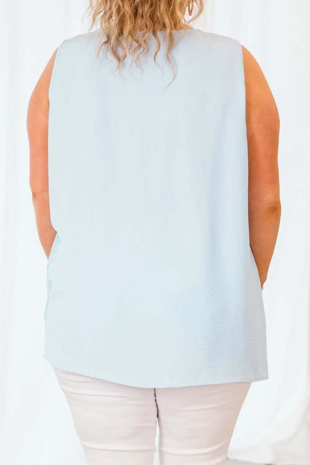 Workin' For The Weekend Top, Sky Blue