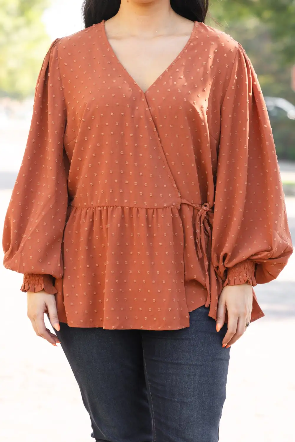 Bronzed Goddess Top, Brown