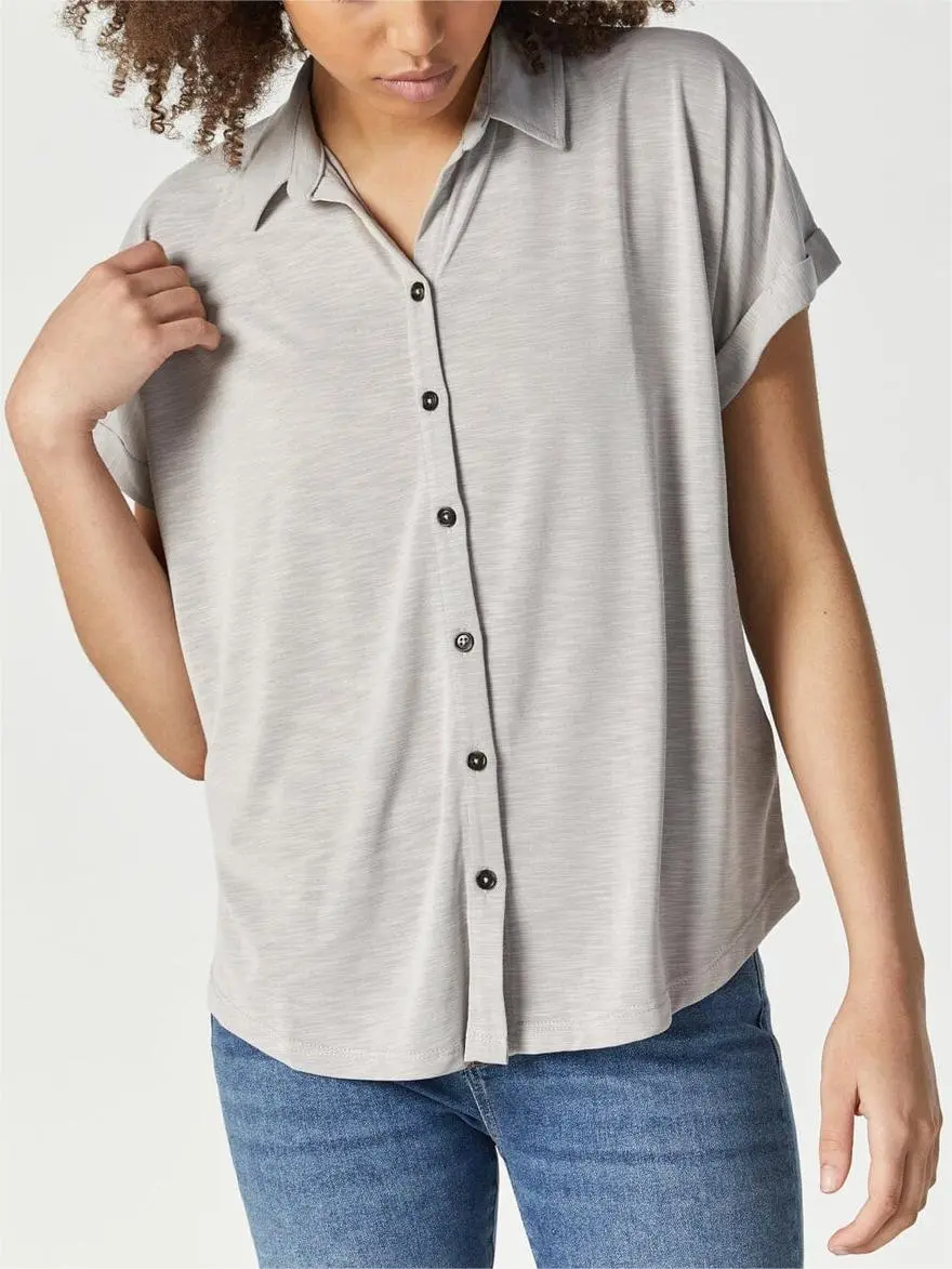 Short Sleeve Button-Up Shirt