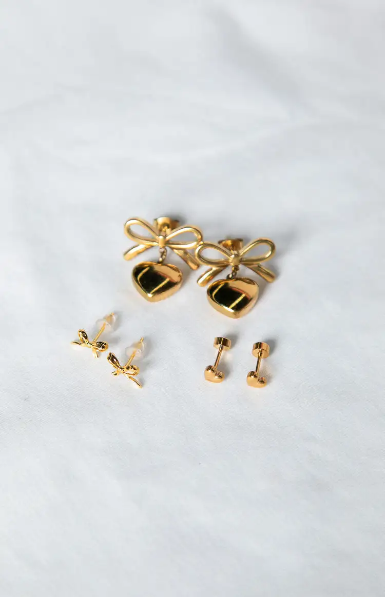 Rianne Gold Earrings 3 Pack (FREE over $150)