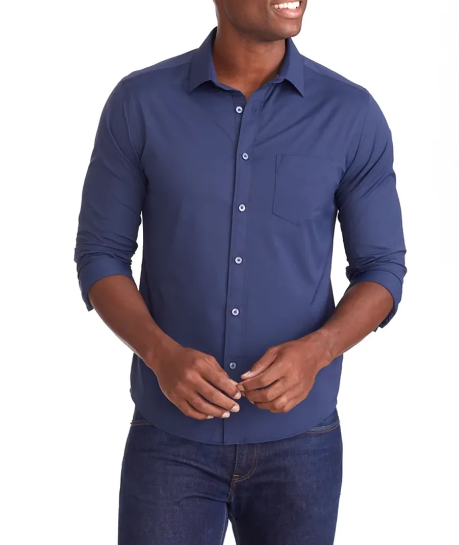 Men’s Navy Blue Blouse