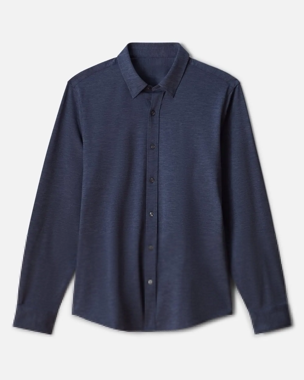 Men's Solid Long Sleeve Button Down Shirts