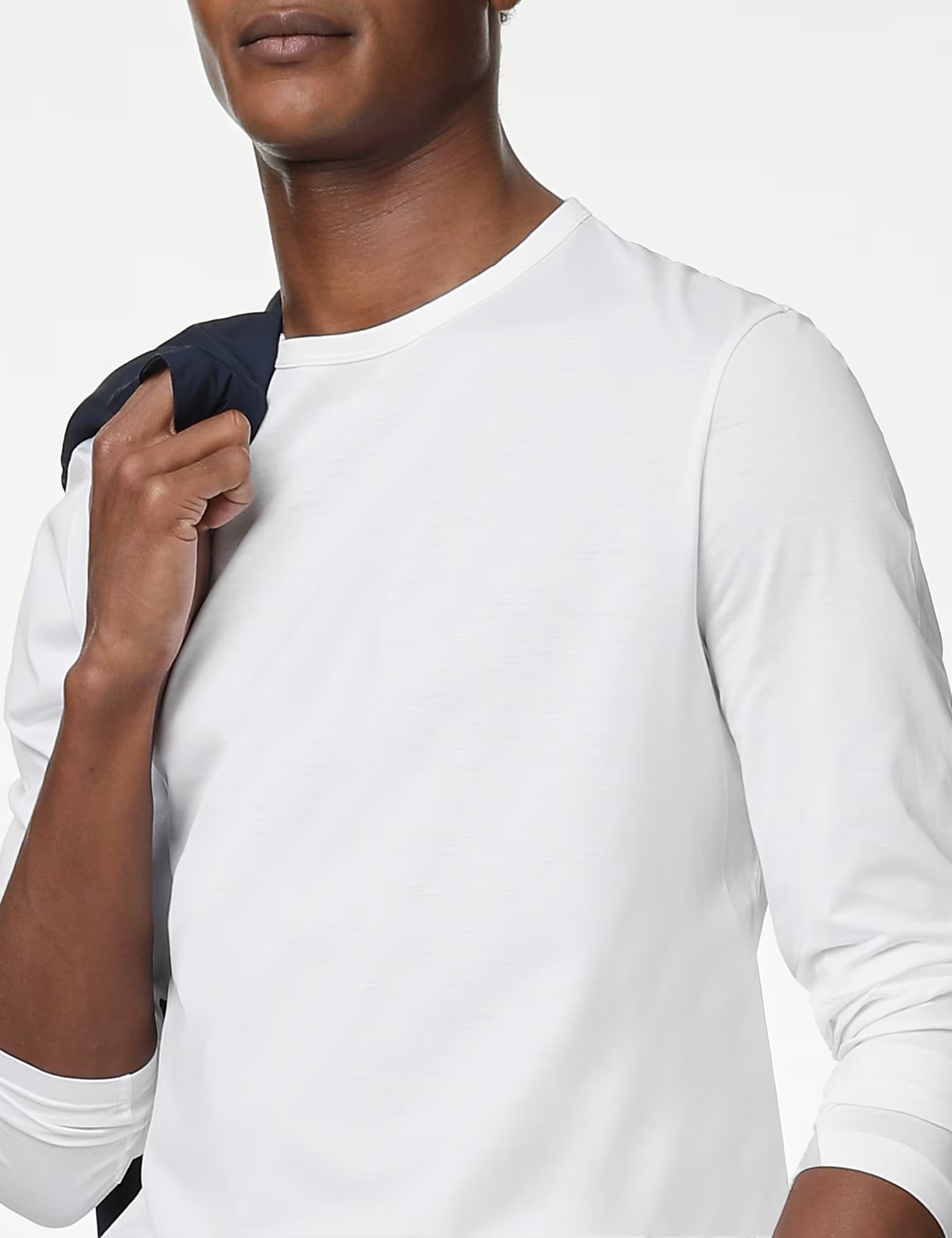 Pure Supima Cotton Long Sleeve T-Shirt