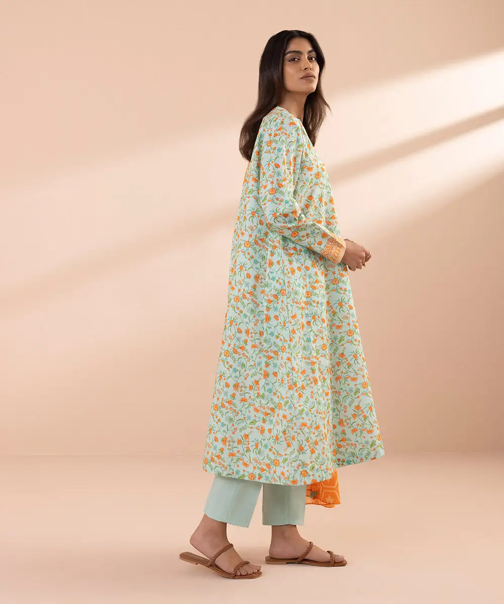 3 Piece - Printed Lawn Suit