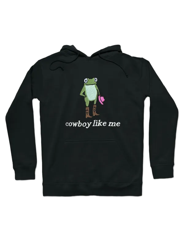 CowBoy Like Me Pattern Hoodie