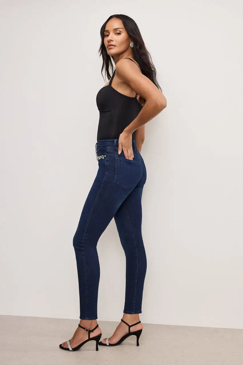 GOOD LEGS SKINNY DIAMOND JEANS