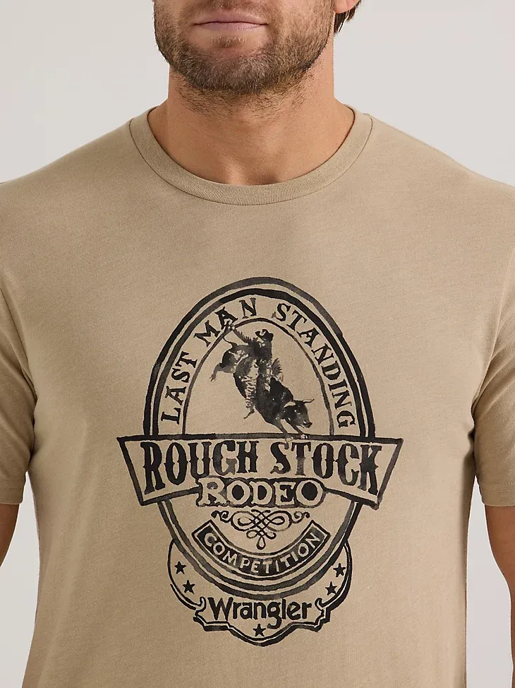 MEN'S STOCK RODEO T-SHIRT IN TRENCHCOAT