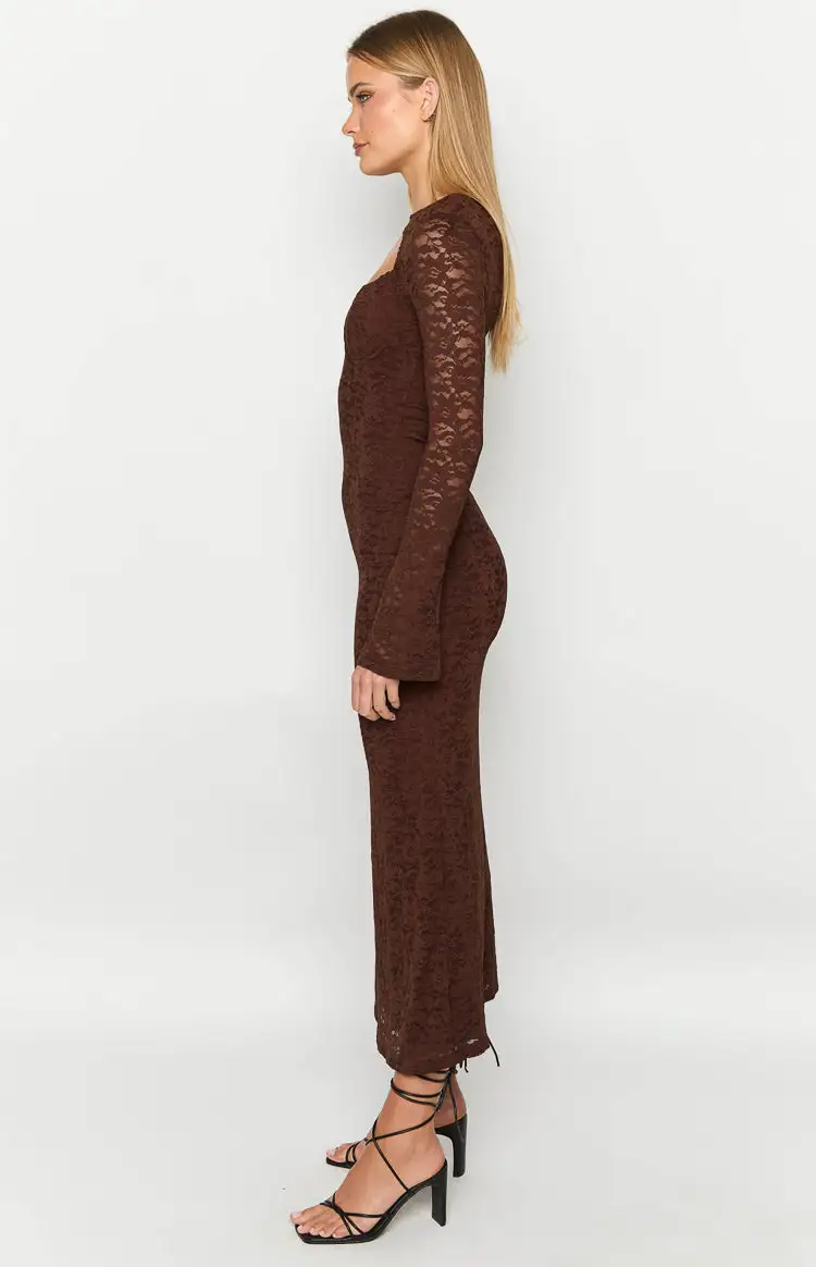 Camielle Brown Maxi Dress