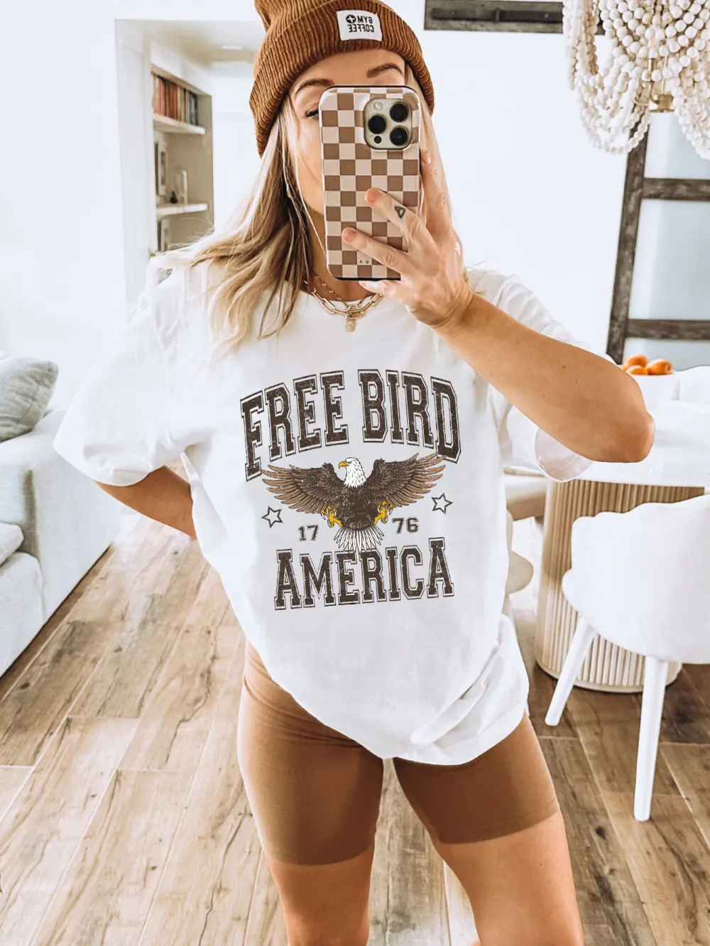 Free bird lady T-shirt