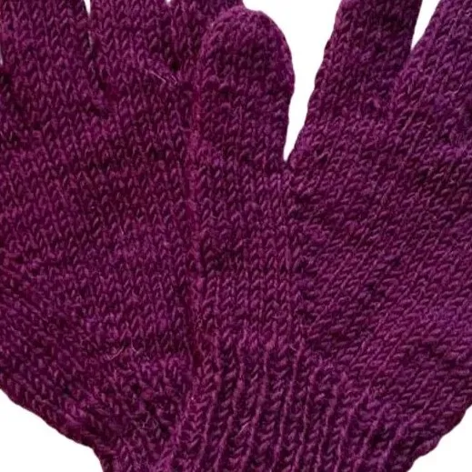 Single-knit Wool Gloves