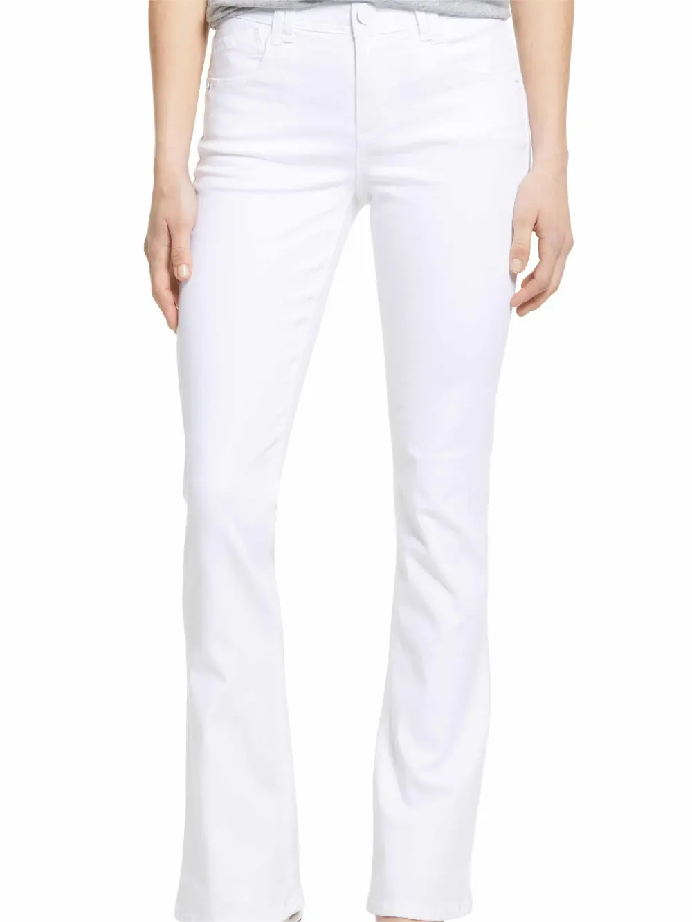 Analisa Faux Leather Trim Ponte Knit Pants