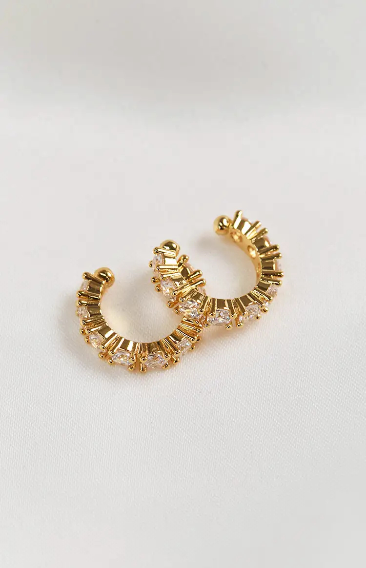 Tana Gold-Plated Hoop Clip Earrings