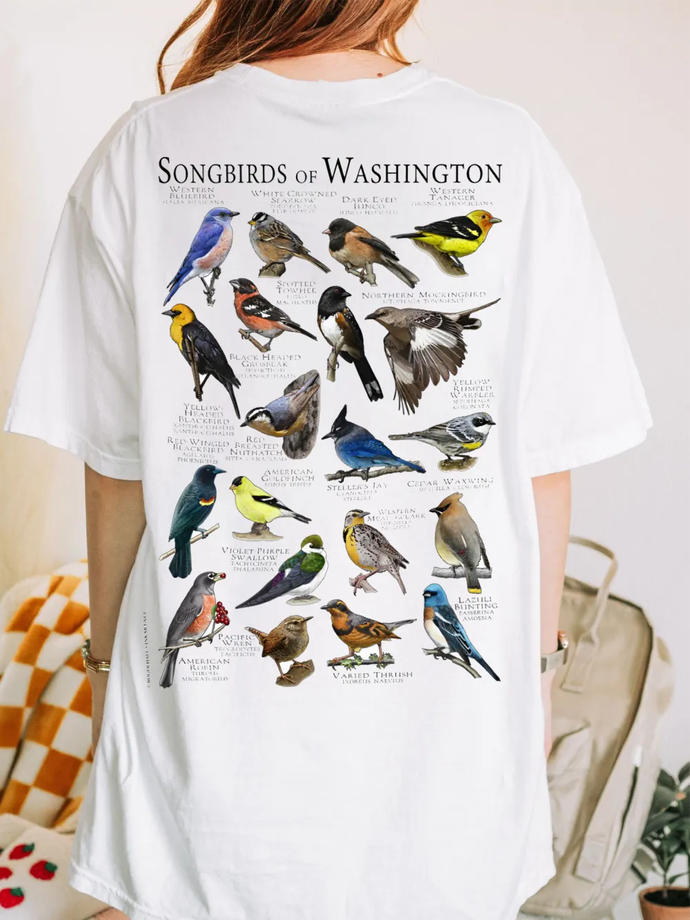 Southern California Bird Lady T-shirt