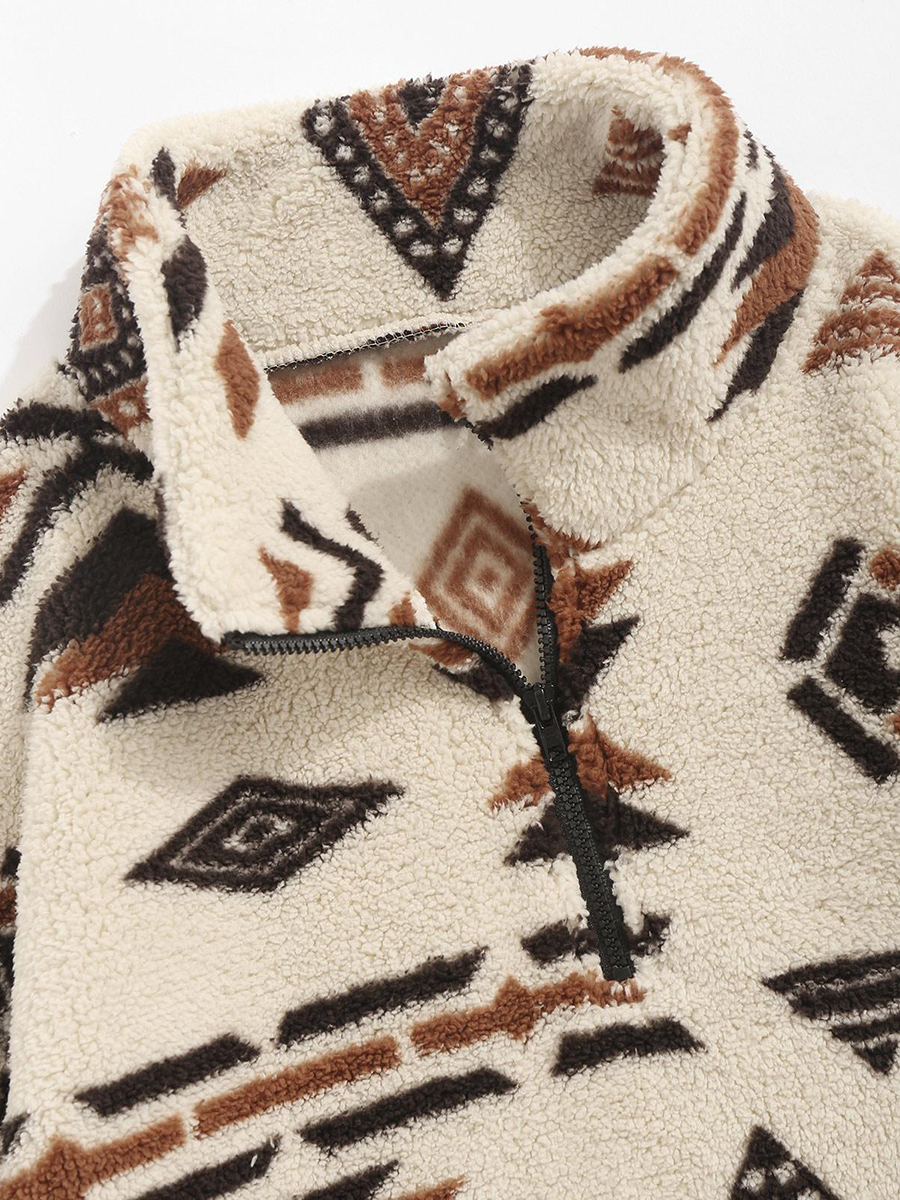 Cool tribal ethnic print sweatshirt