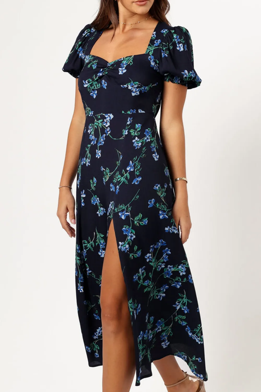 HENDRIX MIDI DRESS - MIDNIGHT BLUES