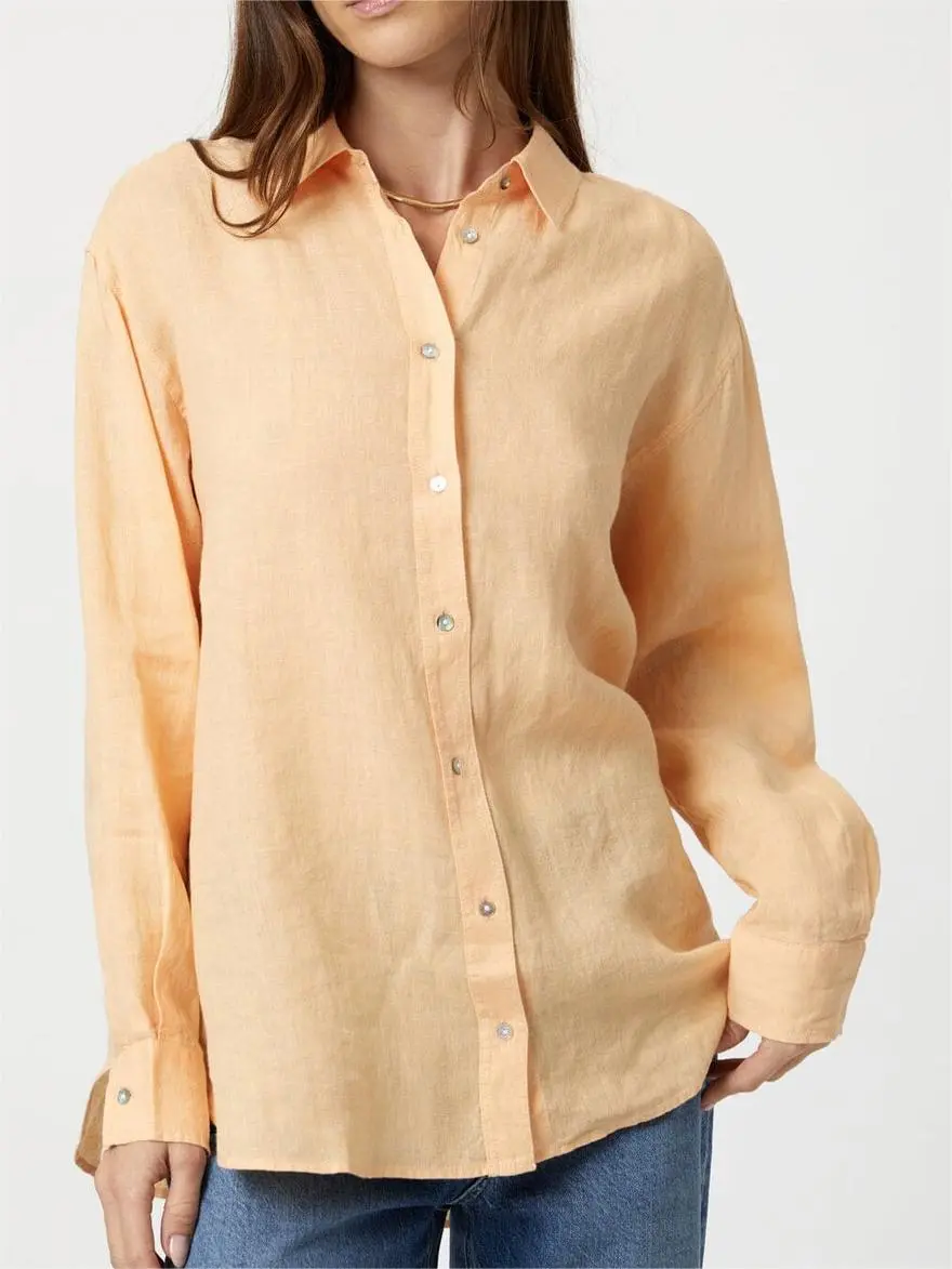 Linen Button-Up Shirt