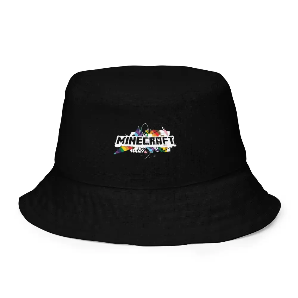 Minecraft Rainbow Reversible Bucket Hat