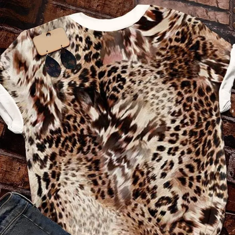 Let Me Tell You Bout My Jesus Leopard Print T Shirt