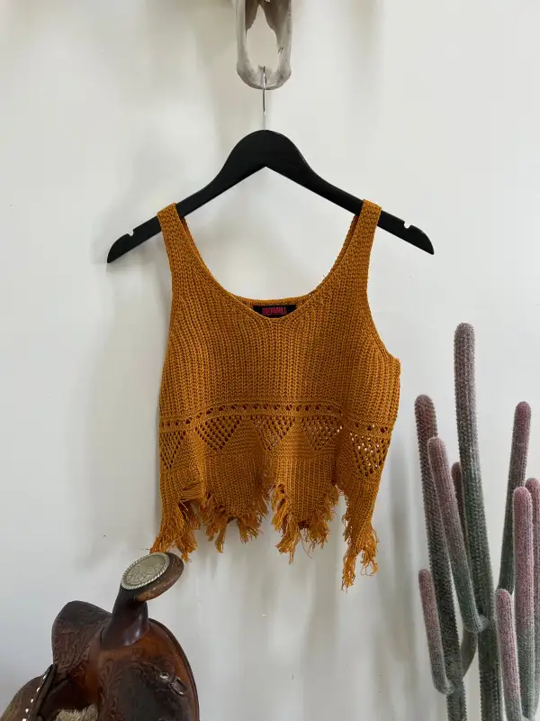 Camel Knit Tank