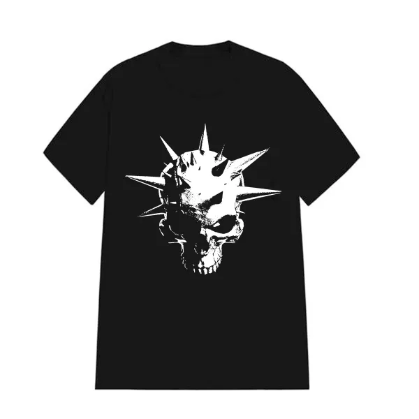 PINHEAD DESIGNED PATTERN PRINTED TEE