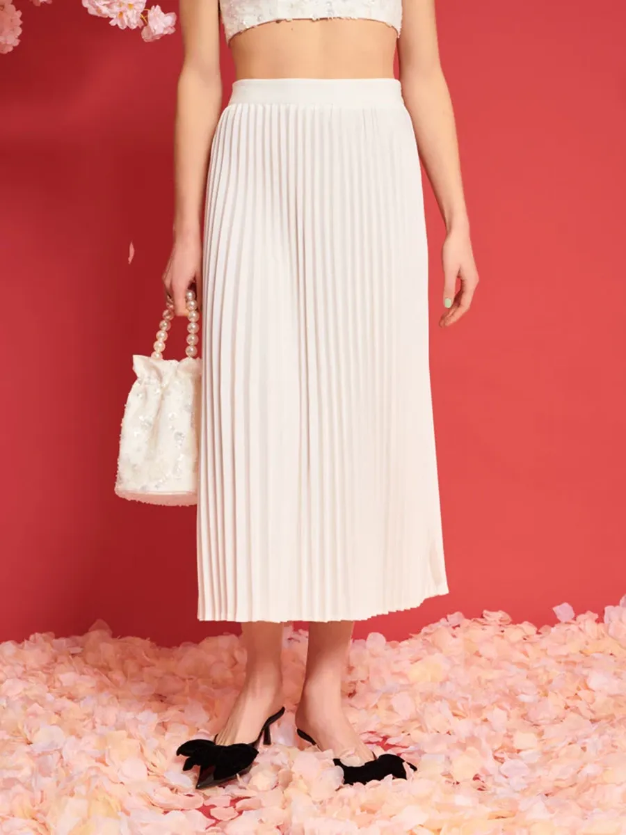 DREAM Carolina Pleated Midi Skirt