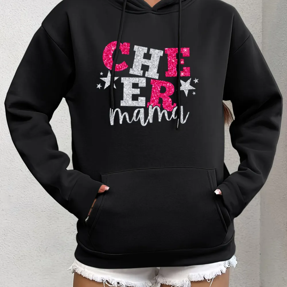 Cheer Mama Glitter Graphic