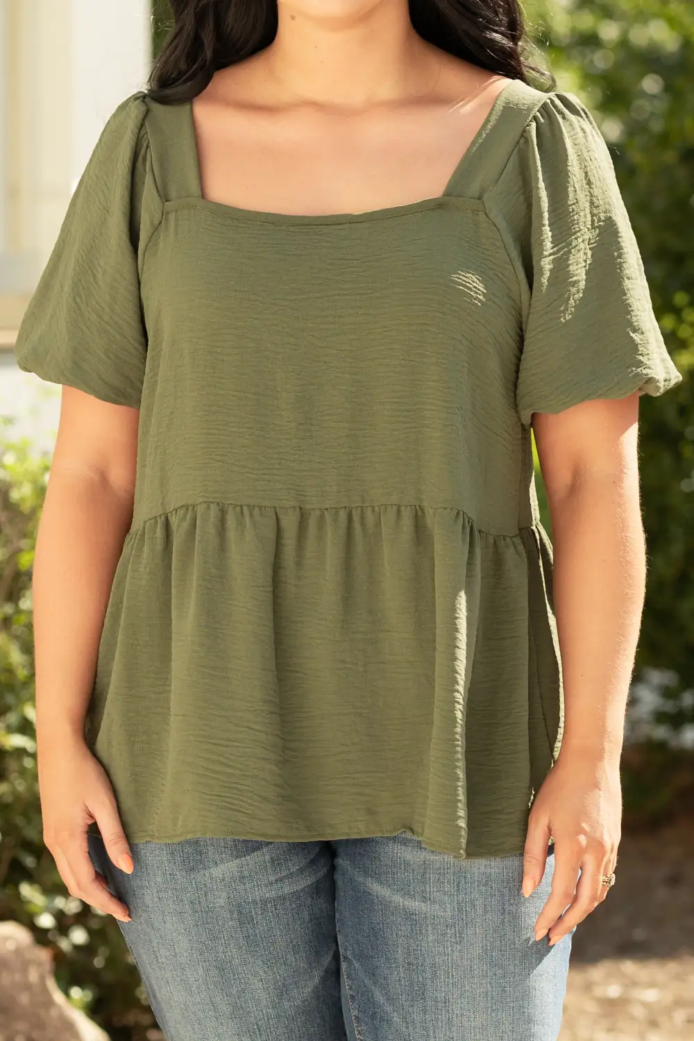 Weekend Bliss Top, Sage