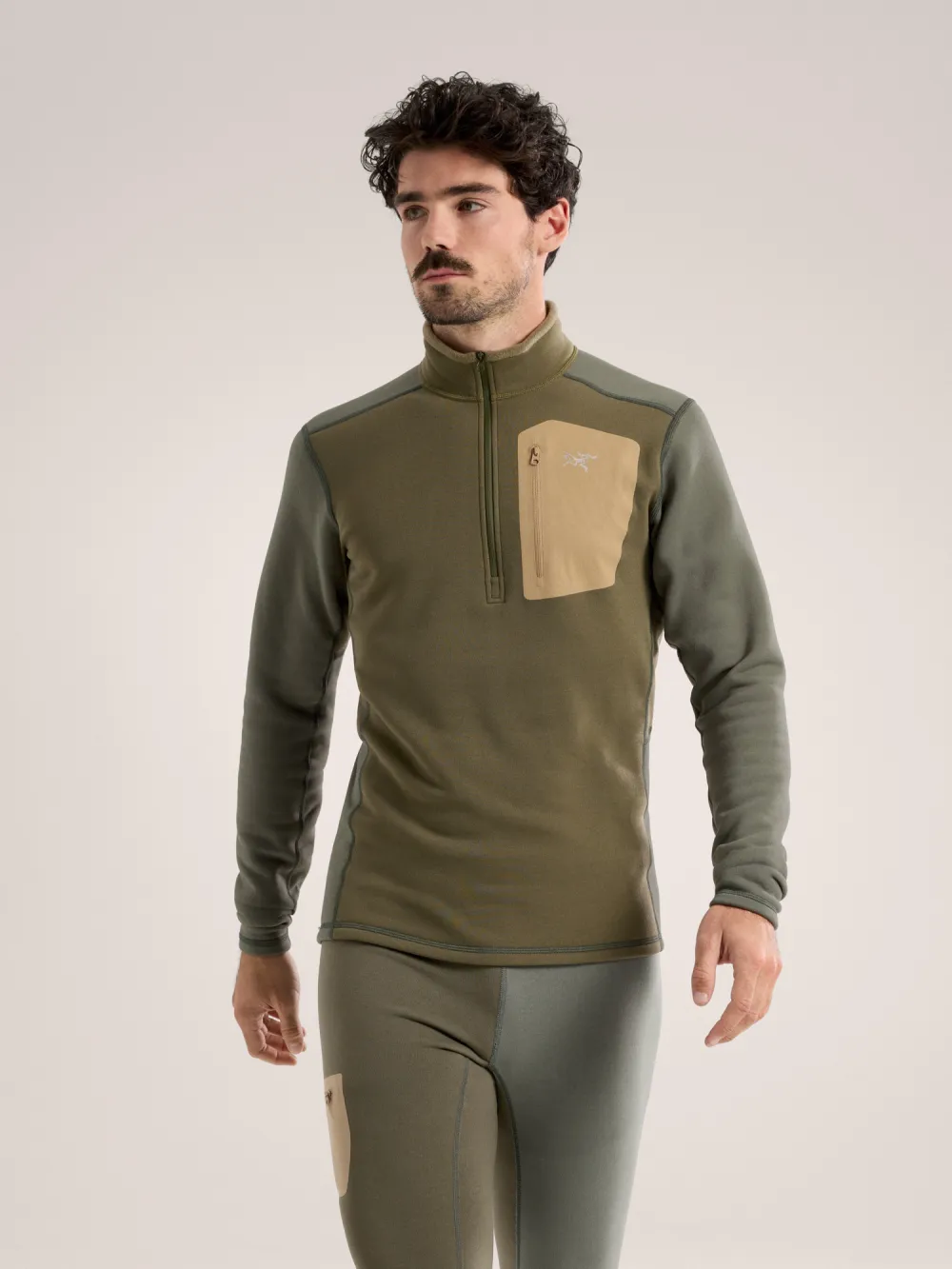 Rho Heavyweight Zip Neck Men's