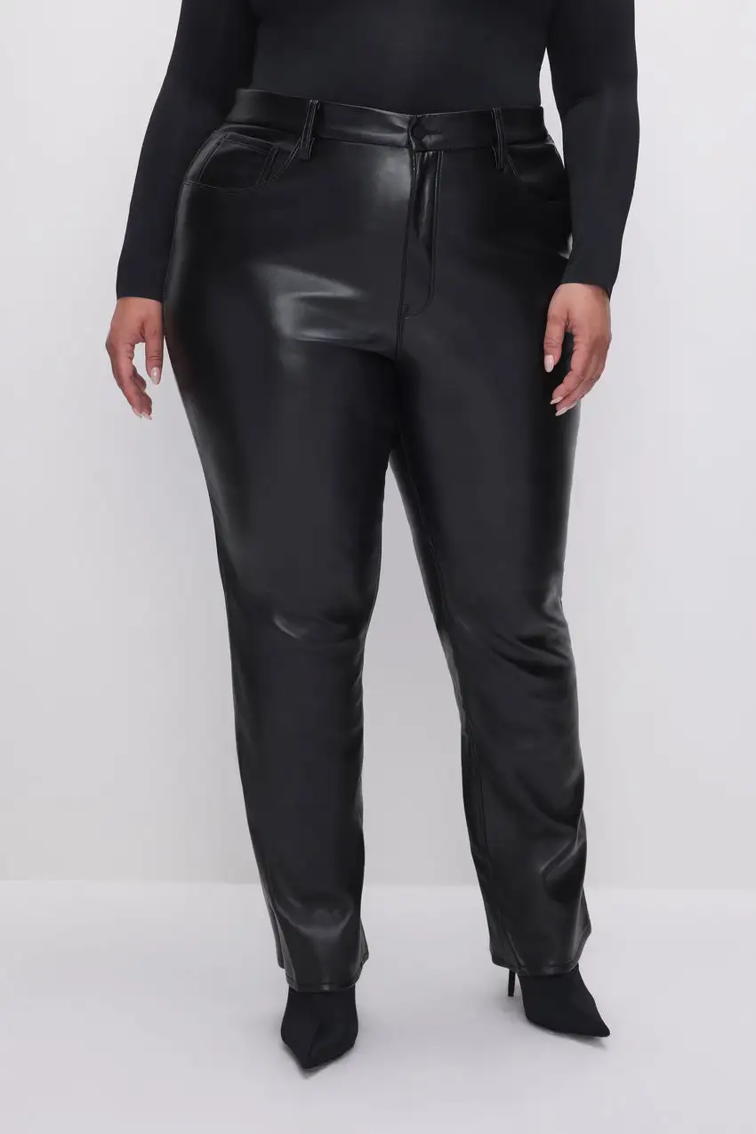 GOOD ICON FAUX LEATHER PANTS