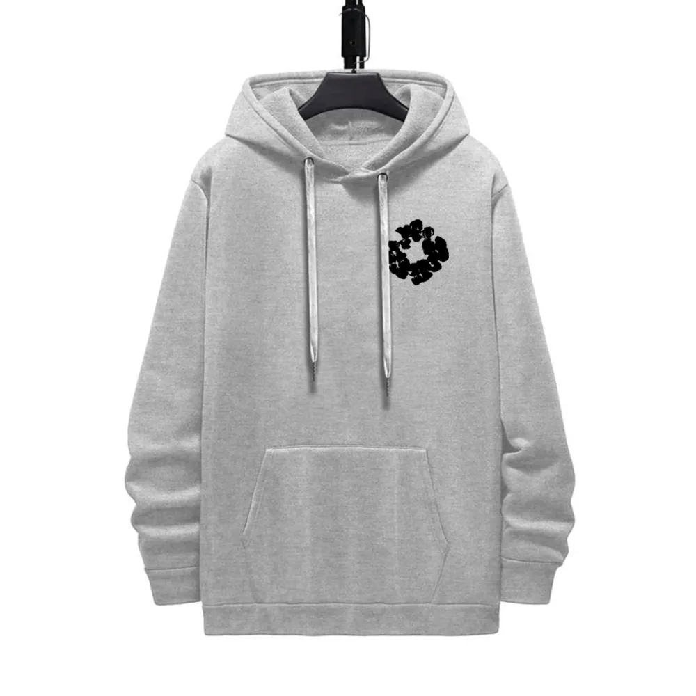 Tears Black Flower Hoodie