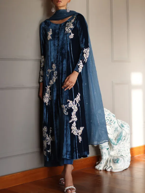 Vintage embroidered kaftan