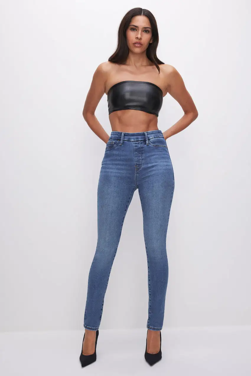 POWER STRETCH PULL-ON SKINNY JEANS