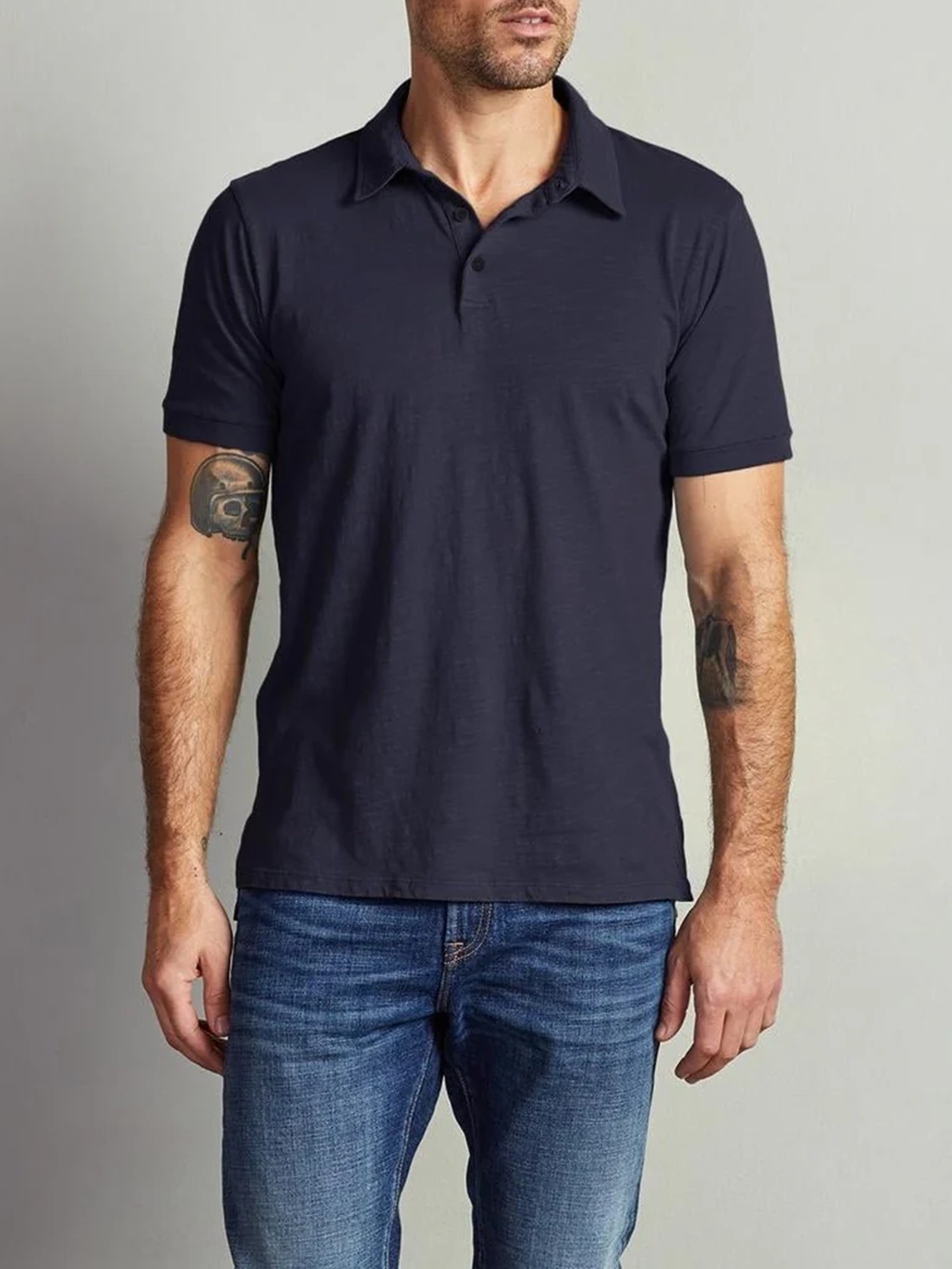 Men'S Bussiness Cotton Polo Shirt