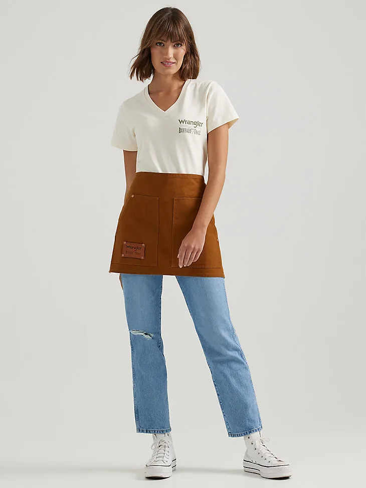 WRANGLER X BUFFALO TRACE™ KILDERKIN APRON IN BUFFALO HIDE