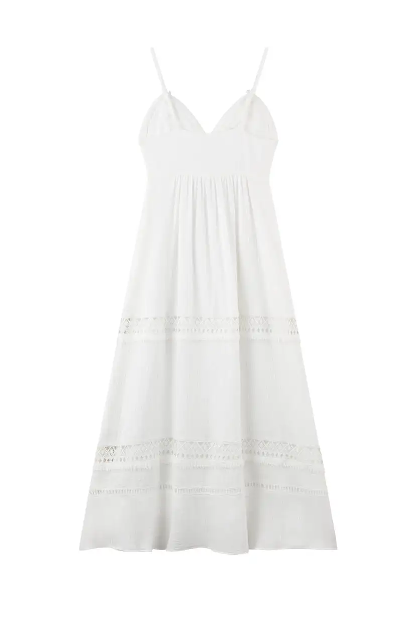 Imogene Dress - White Eyelet