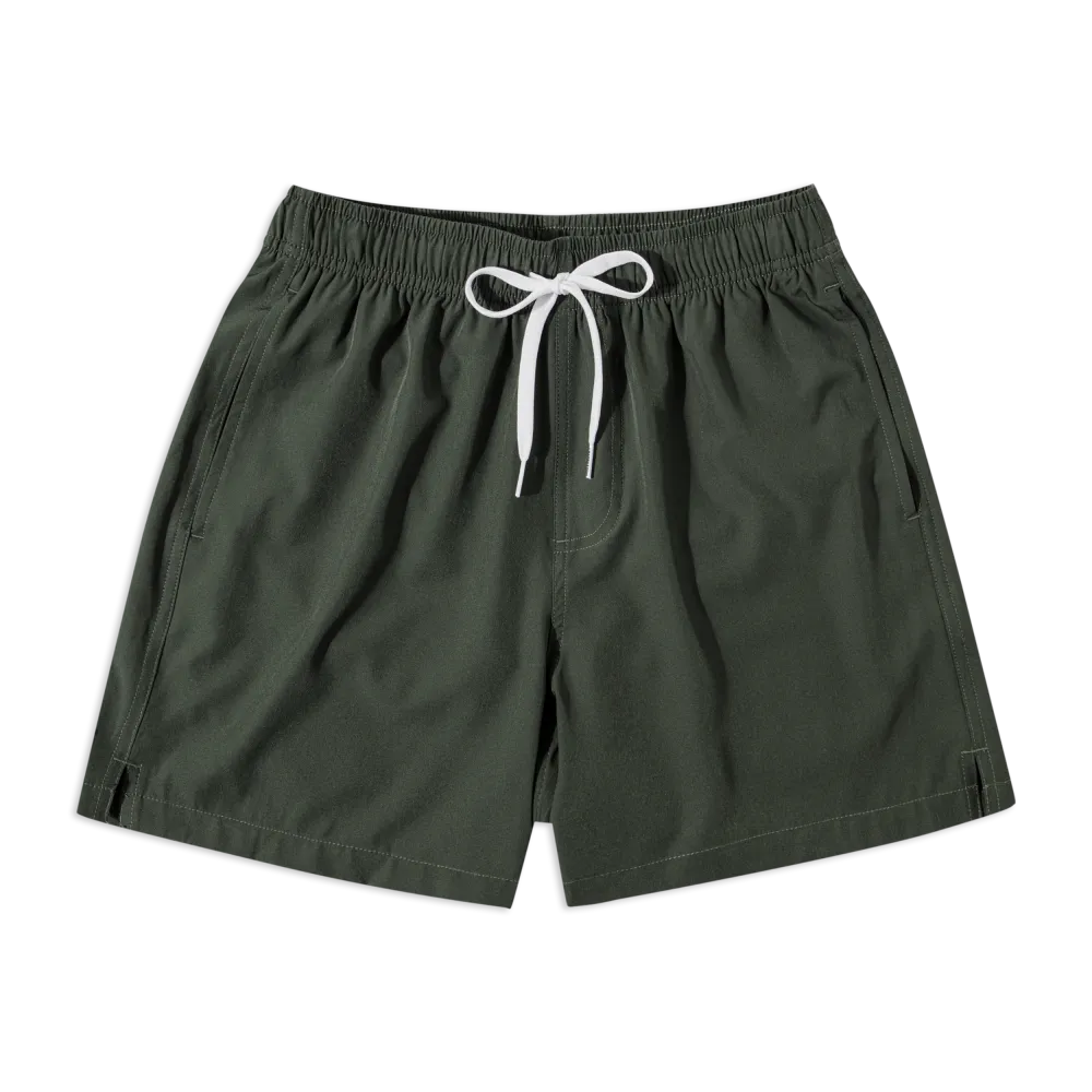 Stretch Swim Solid-Dark Green