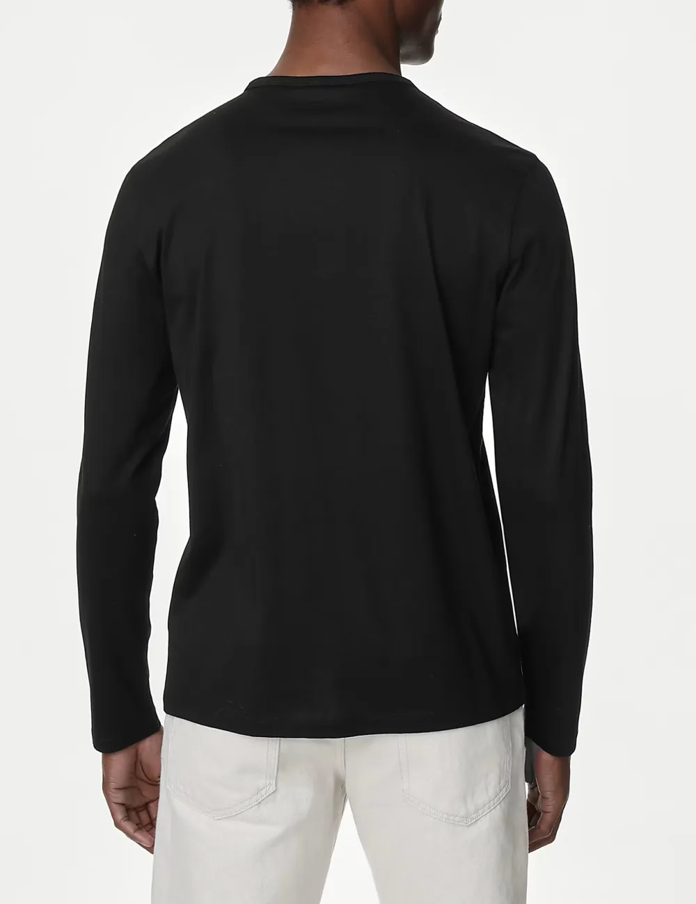 Pure Supima Cotton Long Sleeve T-Shirt