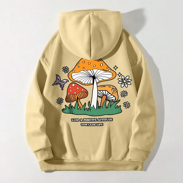 Mushroom butterfly  women's fashion hoodie