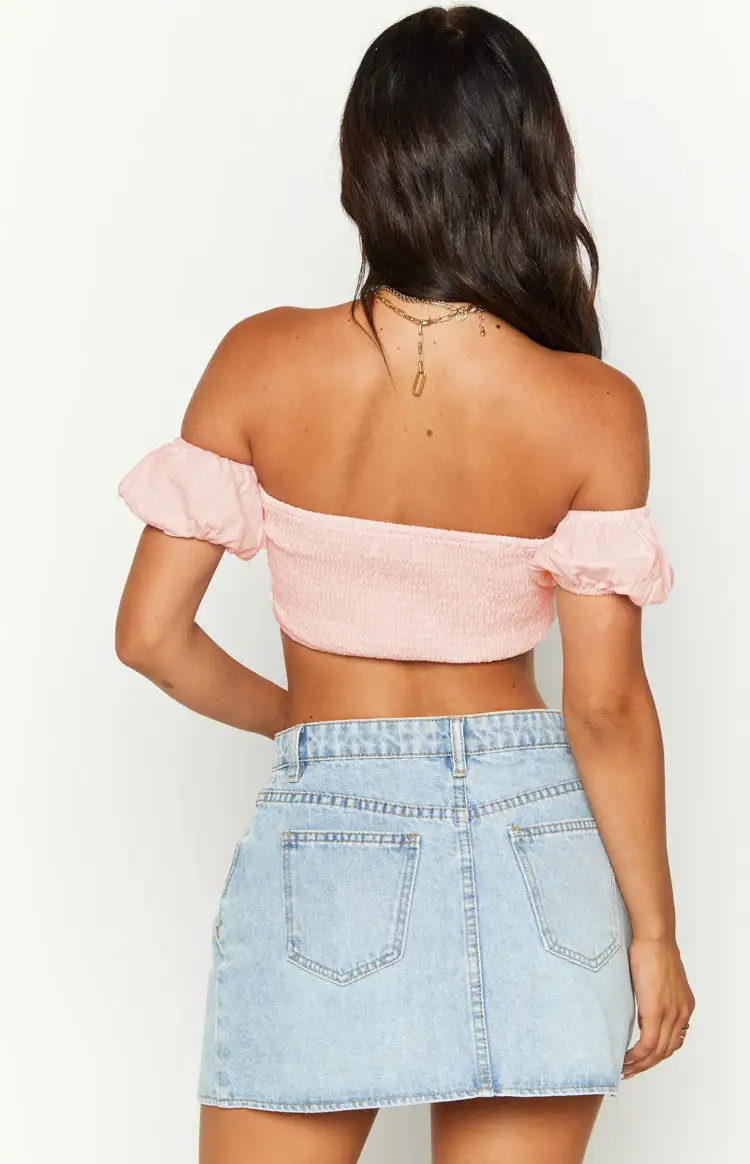 Molly Pink Crop Top