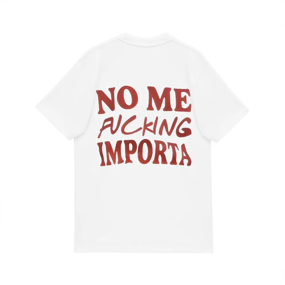 NO ME FUCKING IMPORTA DESIGNED PATTERN PRINTED TEE