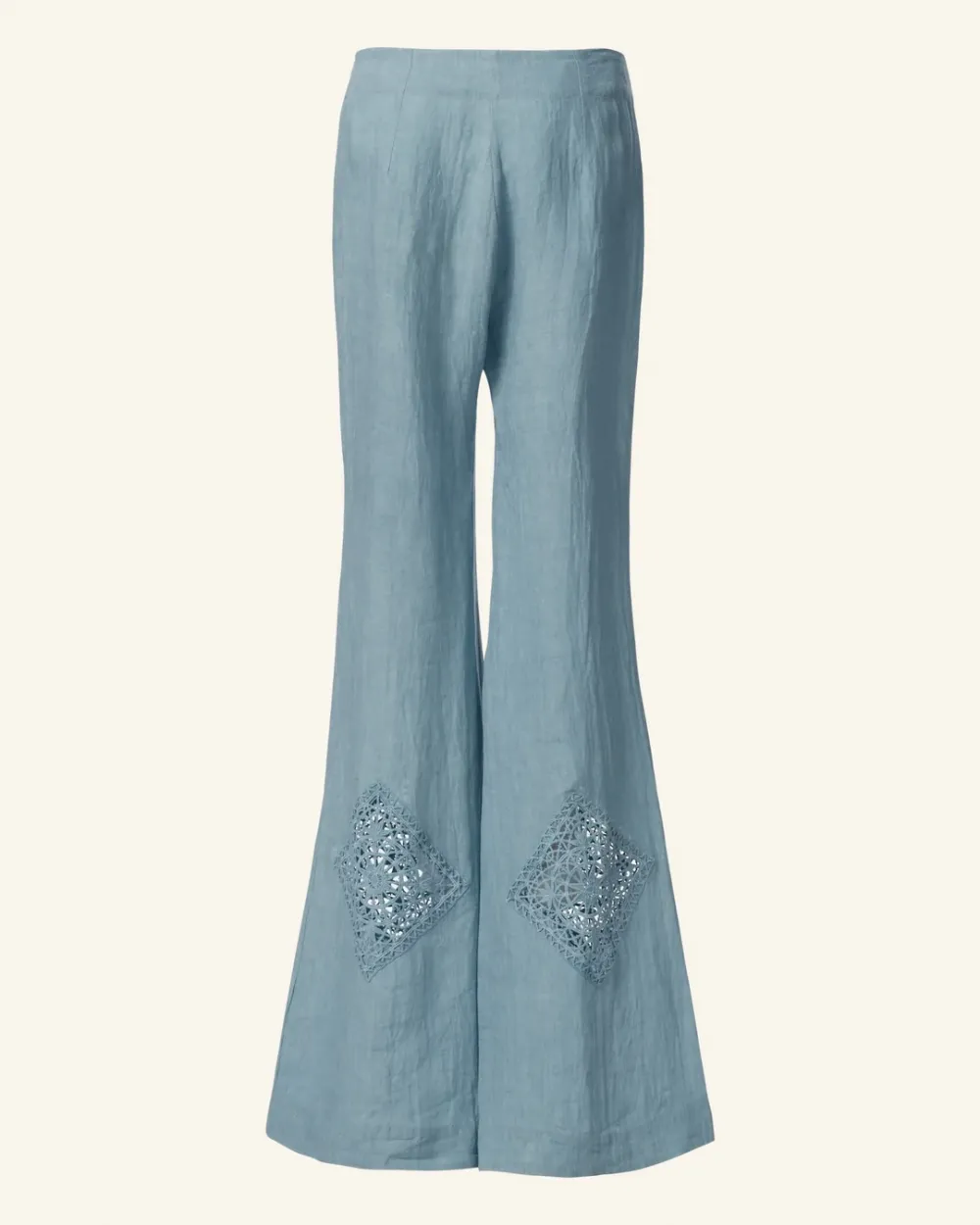 Charlie Aqua Eyelet Pant