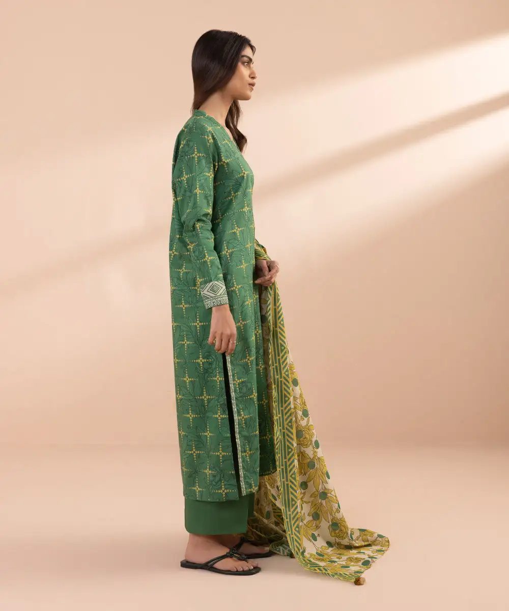 2 Piece - Printed Lawn Suit