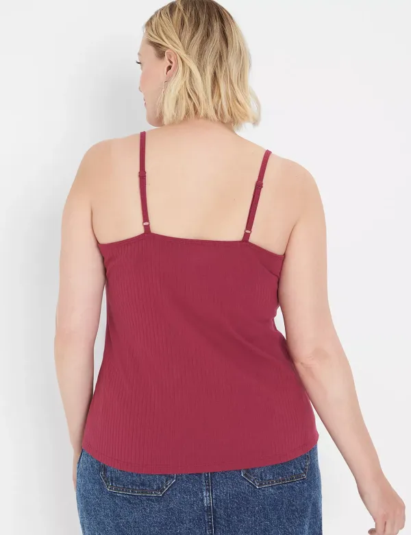 V-Neck Rib Cami